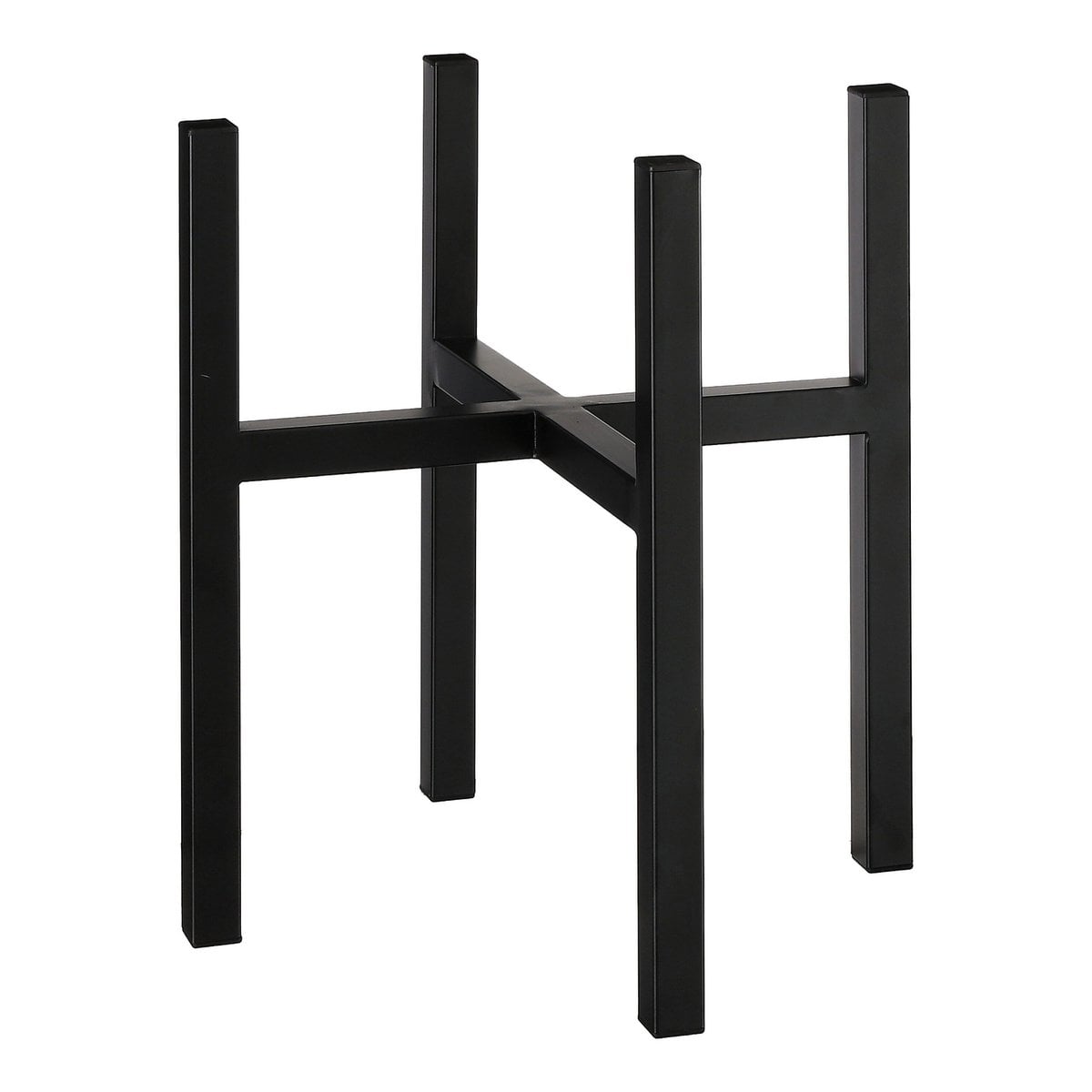 Ascot plantenstandaard, zwart, 37.5 × 37.5 × 39.5 cm