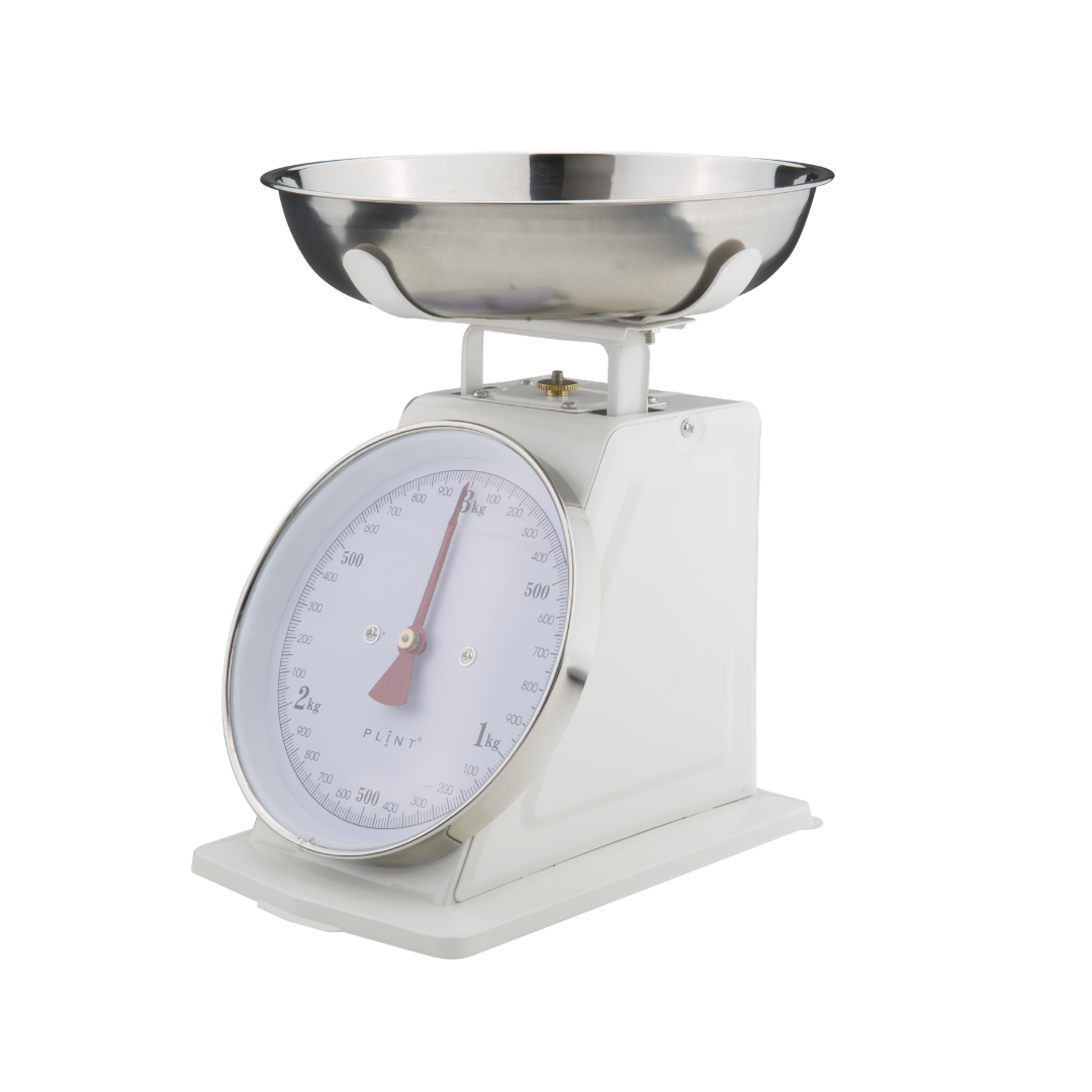 Mechanische keukenweegschaal met schaal, 3 kg, diverse kleuren