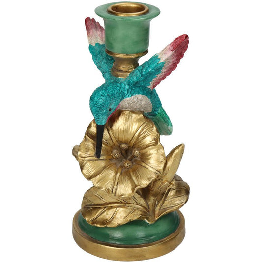 Kolibrie kaarsenhouder decoratief, 17 cm