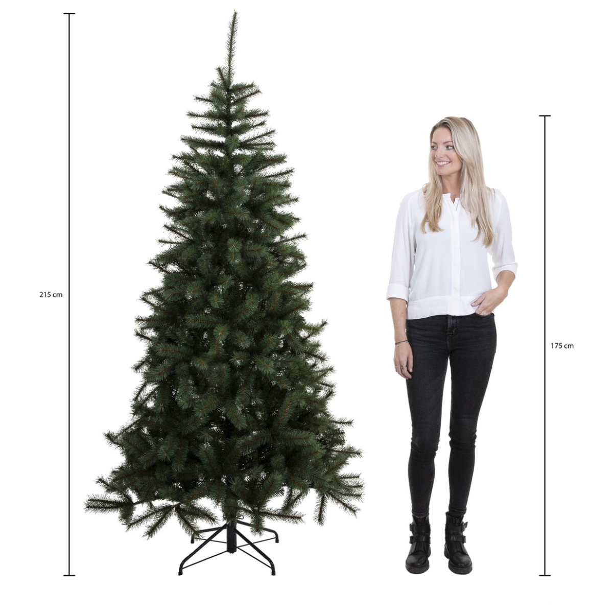 Bristlecone kunstkerstboom, 215 cm
