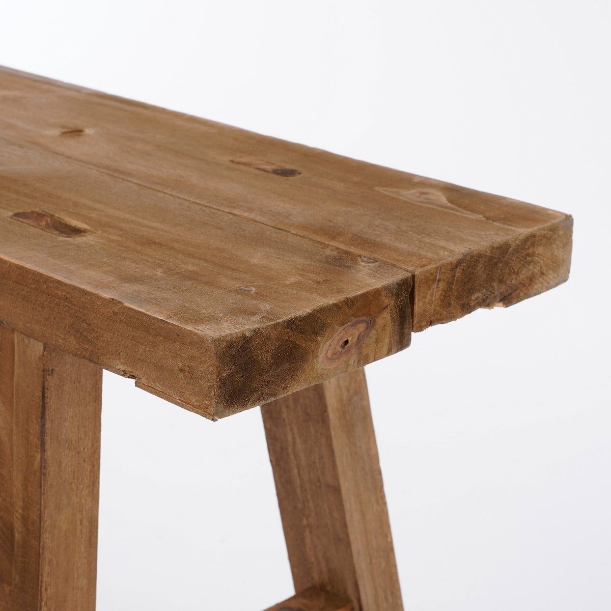 Bold houten bankje, 108 x 30 x 37 cm