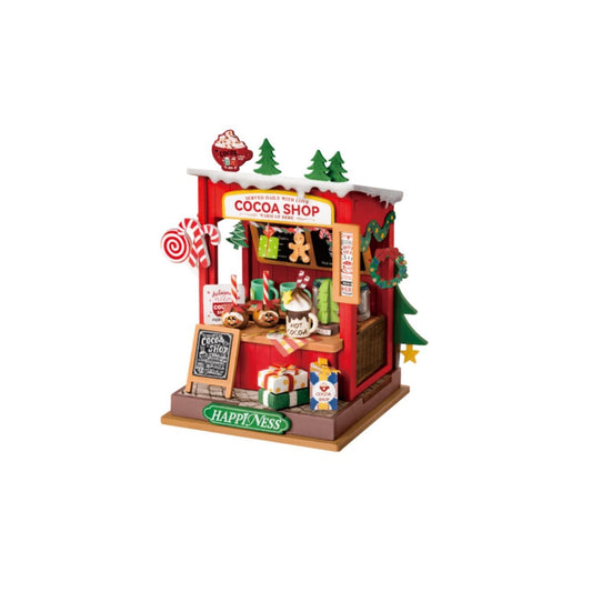 DIY miniatuurhuis Christmas Cocoa Shop 8,7 x 7 x 10,5 cm