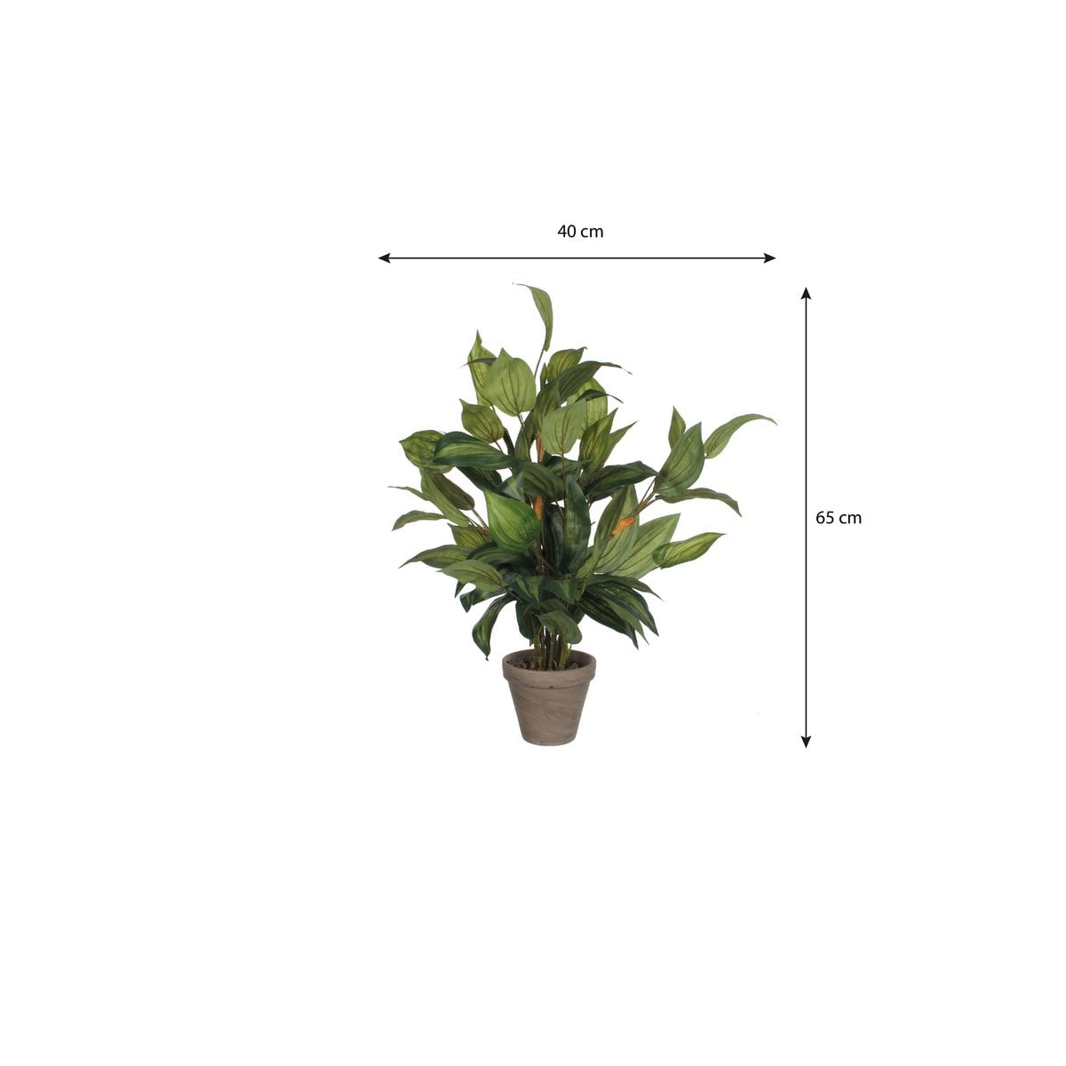 Hosta kunstplant, 65 cm