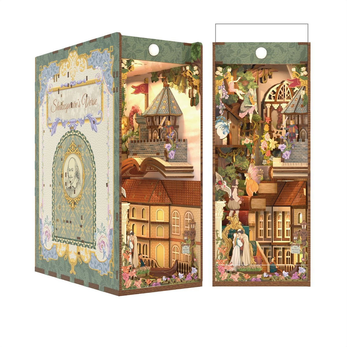 DIY book nook Shakespeare's Verse, 24,5 cm