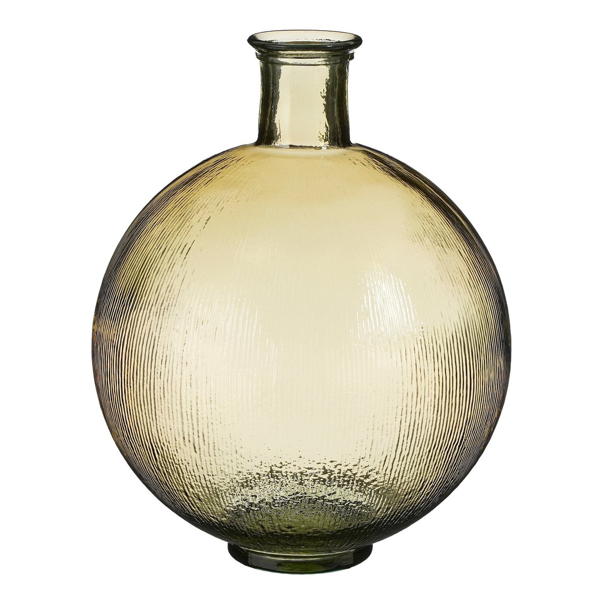 Mica Decorations Firenza Flesvaas – Gerecycled Glas Bruin (H42 x Ø34 cm)