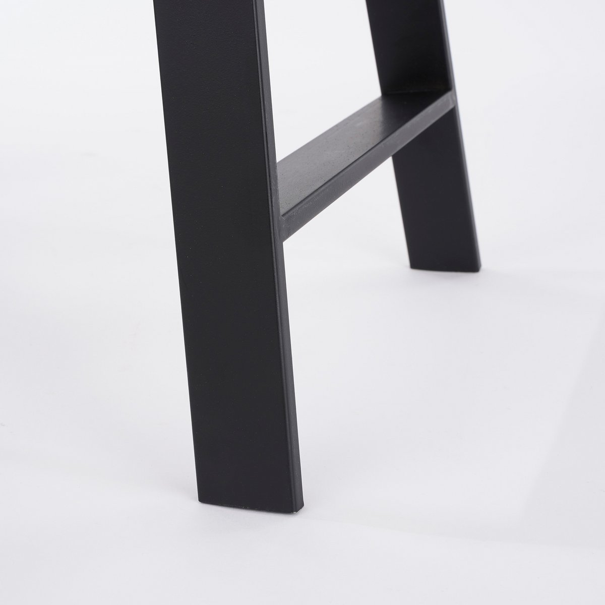Plano bankje lichtbruin met zwart, 92 x 31 x 46 cm