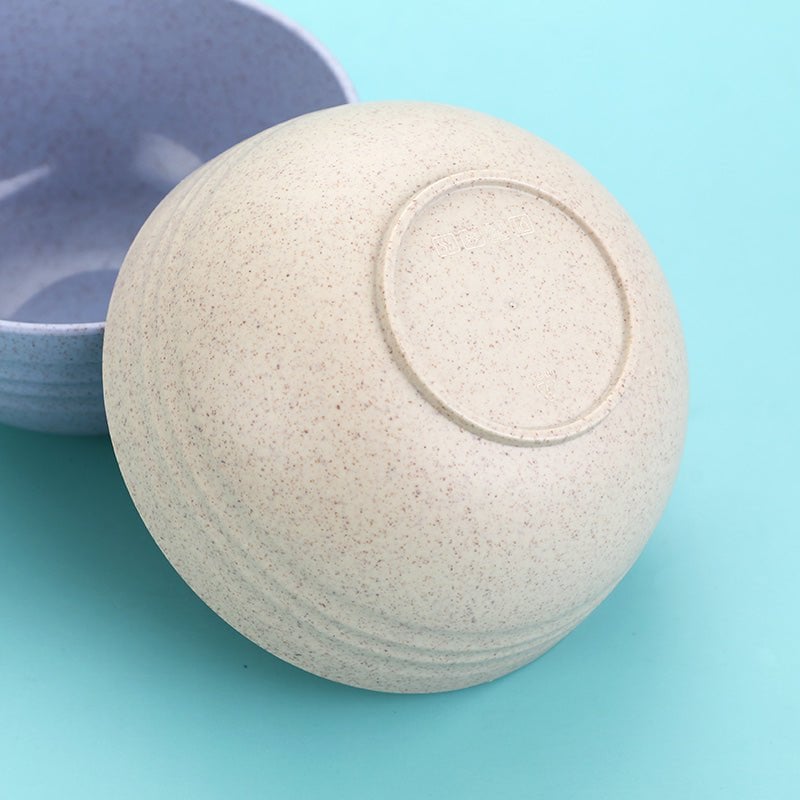 Bioplastic kommen van tarwevezels, set van 4