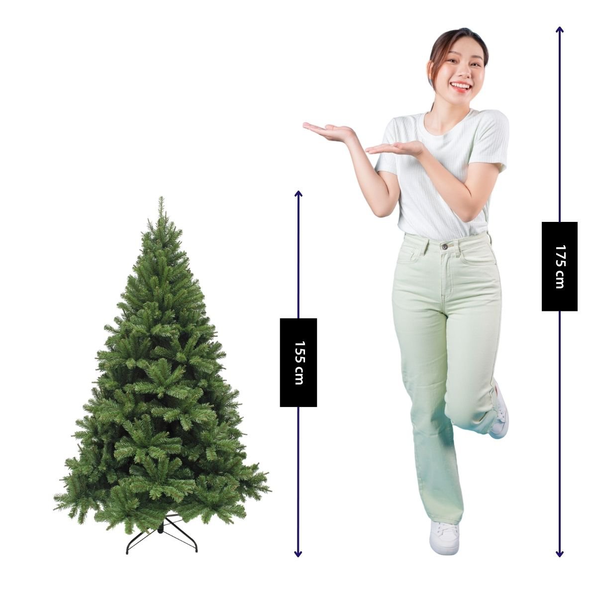 Forrester kunstkerstboom, 155 cm