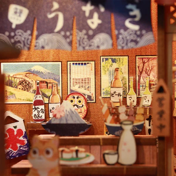 Under the Sakura Tree book nook, 18 × 11 × 23 cm