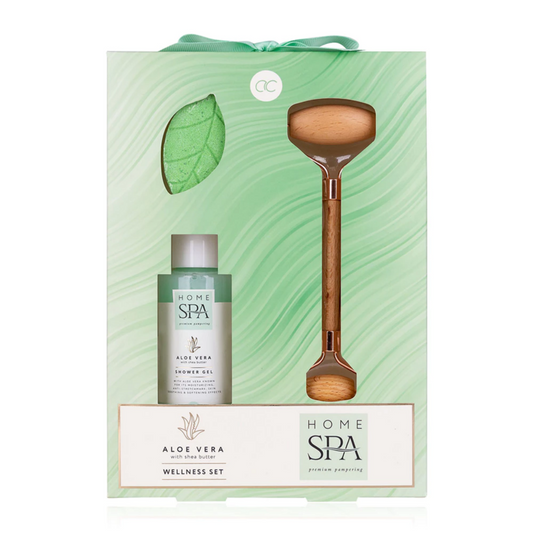 HOME SPA giftset Aloë Vera & Shea Butter, 4-delige wellnessset