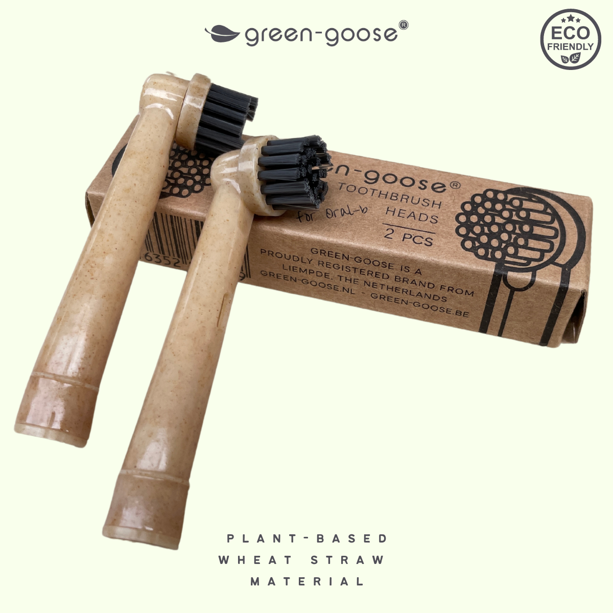 Bio-based opzetborstels voor Oral-B, volwassenen, 4 stuks