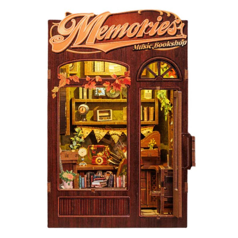 Memories Music Bookshop book nook, 11,5 × 10 × 17 cm