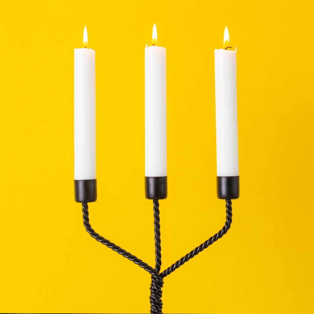 Twisted CandleHolder kandelaar, 17 × 17 × 37 cm