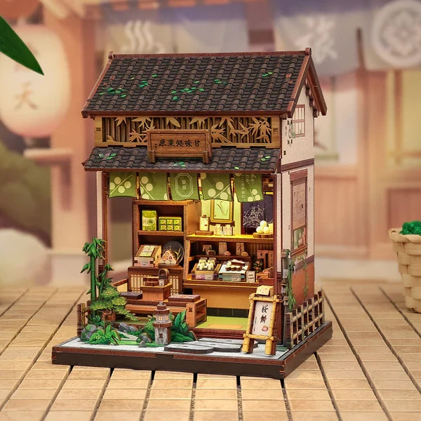 Kanmi Dokoro Kurihara miniatuurhuisje, 14 × 14 × 19 cm