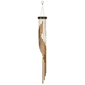 Windgong spiraal Nature’s Melody, brons, 89 cm