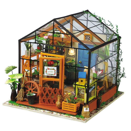 DIY miniatuurhuis Cathy’s Green House 19,5 x 17,5 x 17,5 cm
