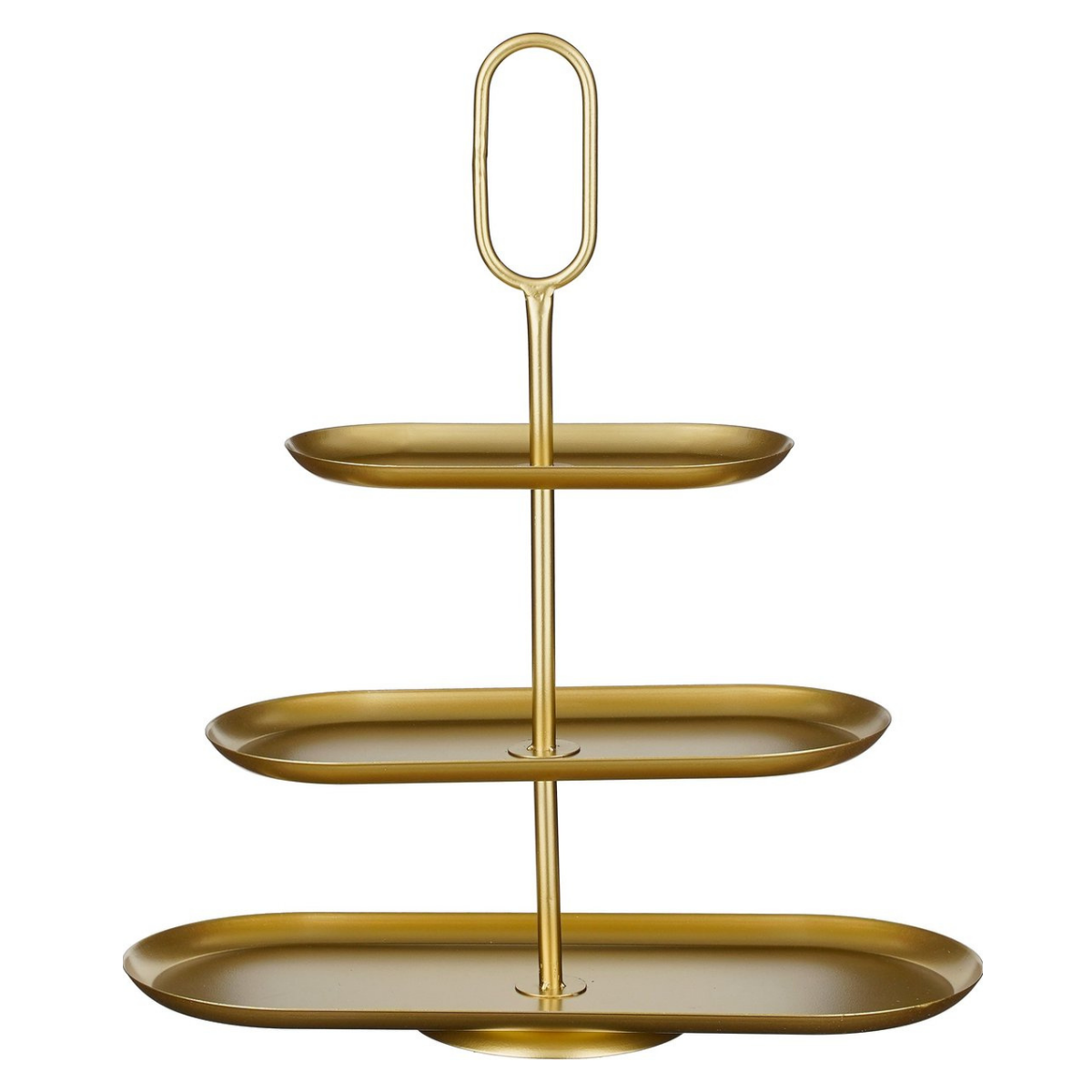 Mica Decorations Rama Etagère – 3-laags Metaal (48 x 20 x 55 cm)