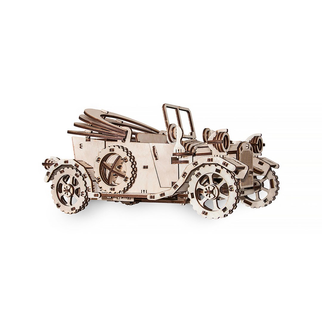 3D mechanische houten puzzel retro auto 30 × 17 × 15,5 cm – 315 stukjes