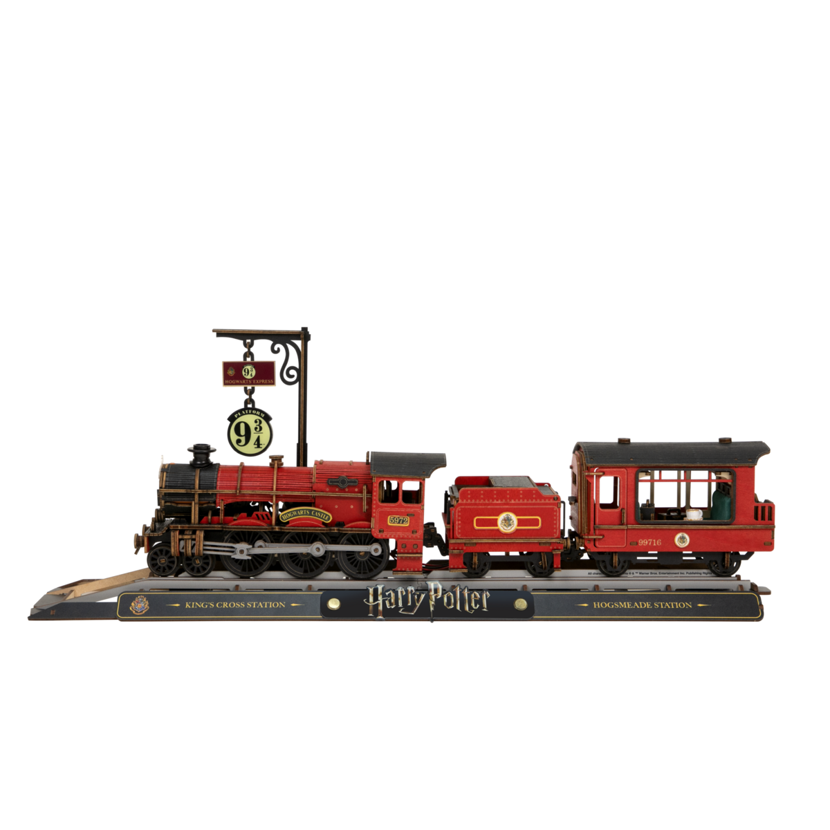 Harry Potter Hogwarts Express bouwset, 50 x 10,7 x 19,7 cm