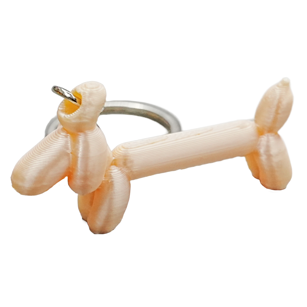 Wiener ballonhond sleutelhanger