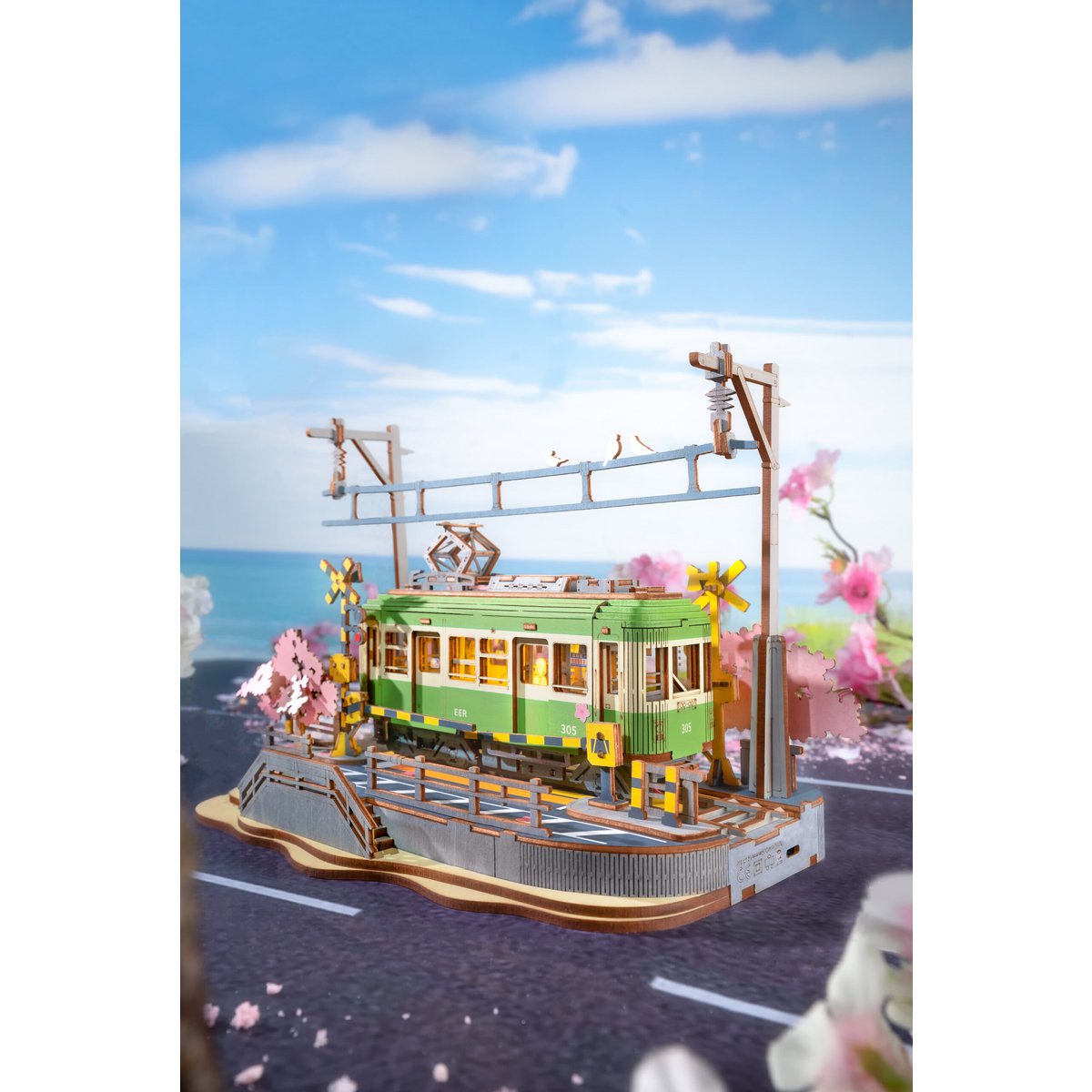 DIY 3D houten model Sakura Journey 23,2 x 14 x 16,7 cm