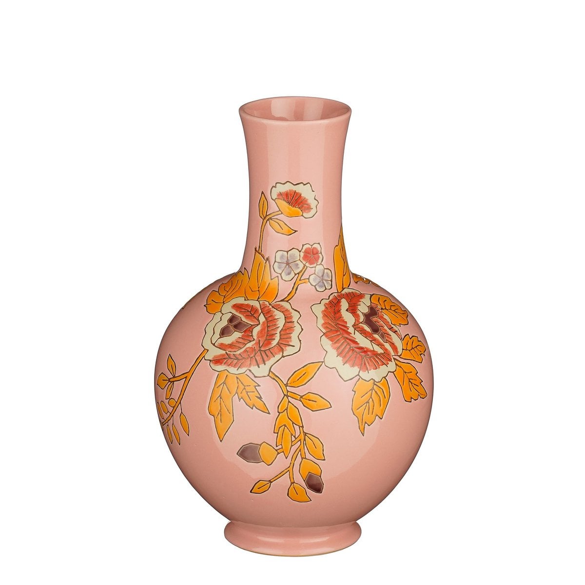 Mica Decorations Eloise Vaas – Keramiek Roze (H36 x Ø22 cm)