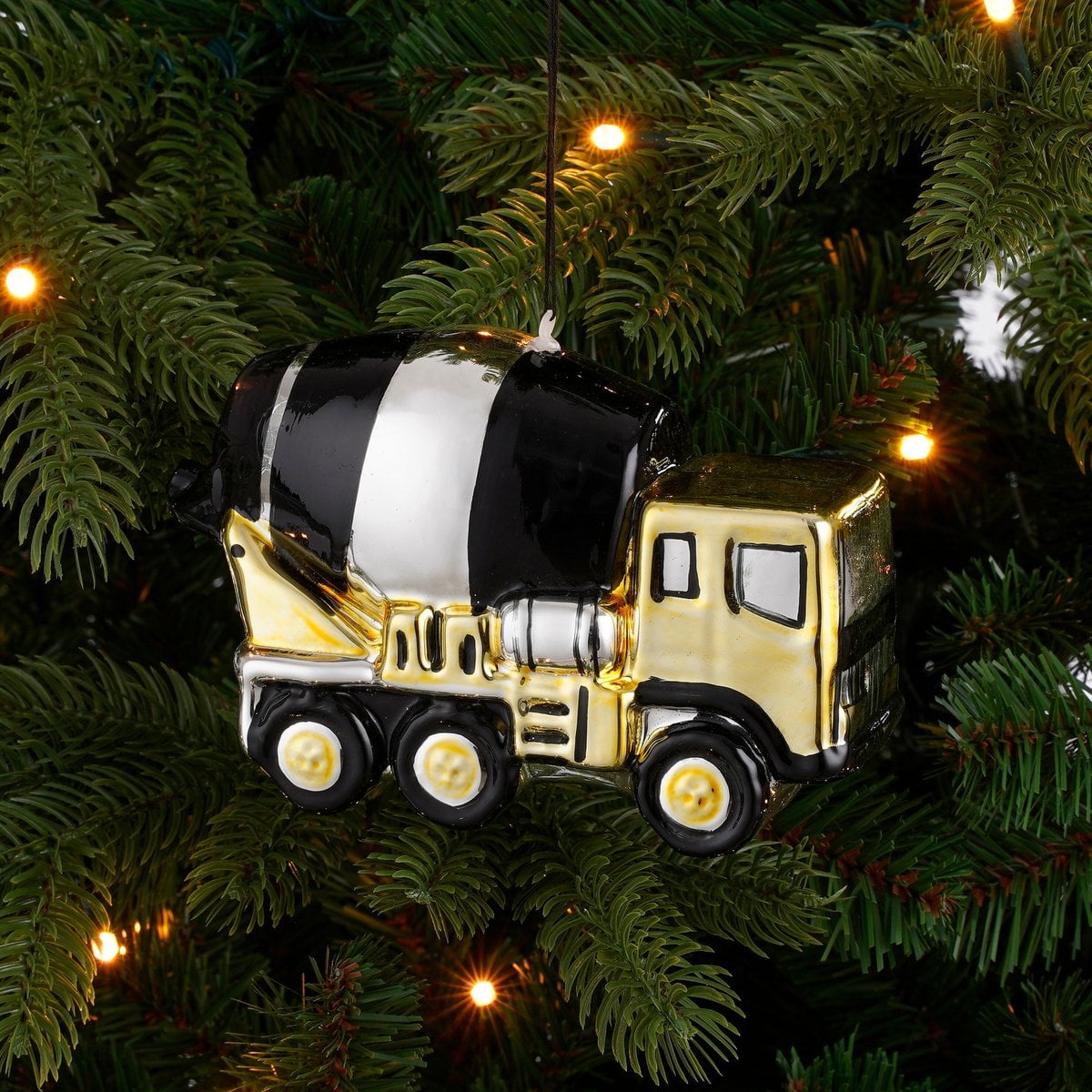 Kerstbal  Zwart