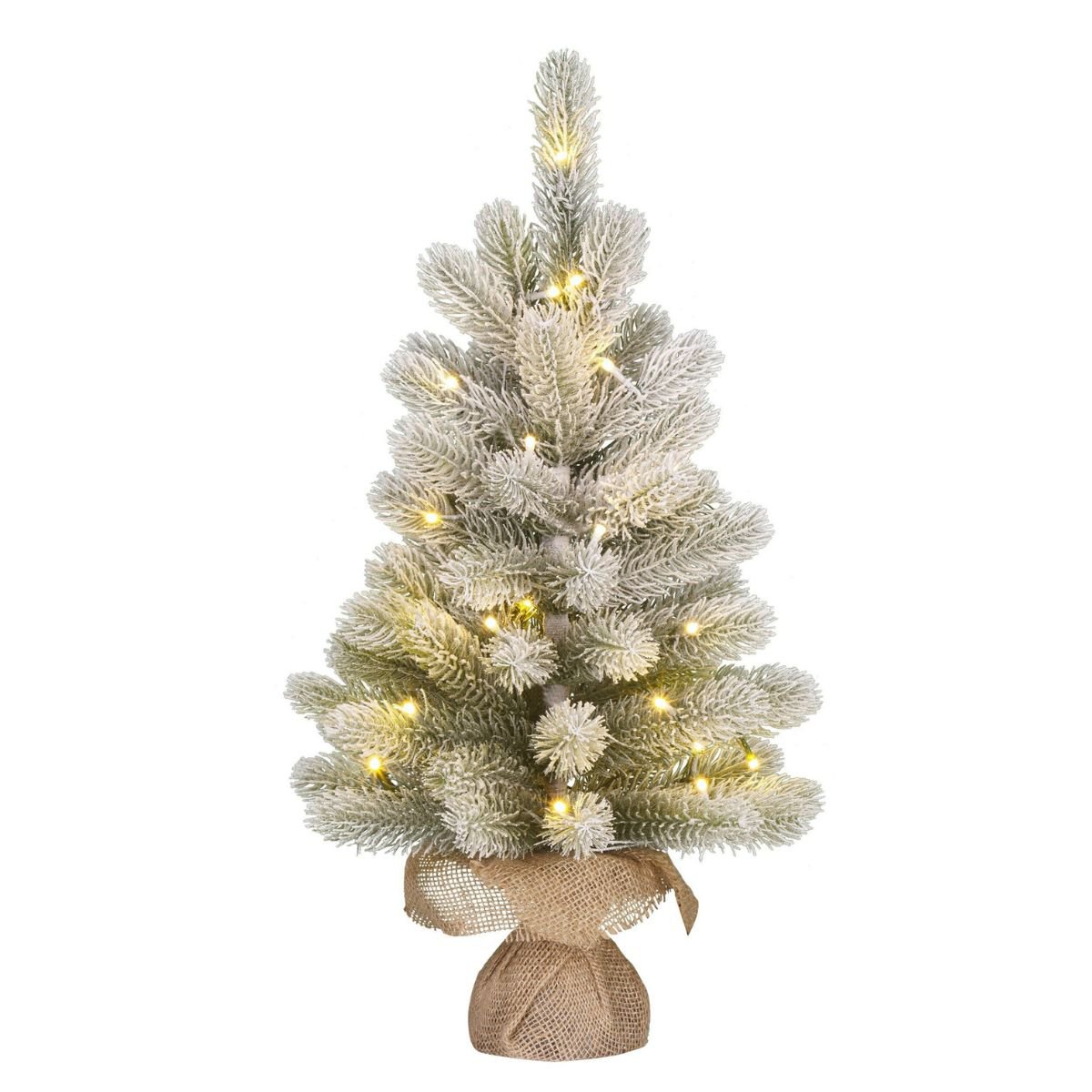 Nagoya besneeuwde kunstkerstboom met LED, 60 cm, Ø 44 cm