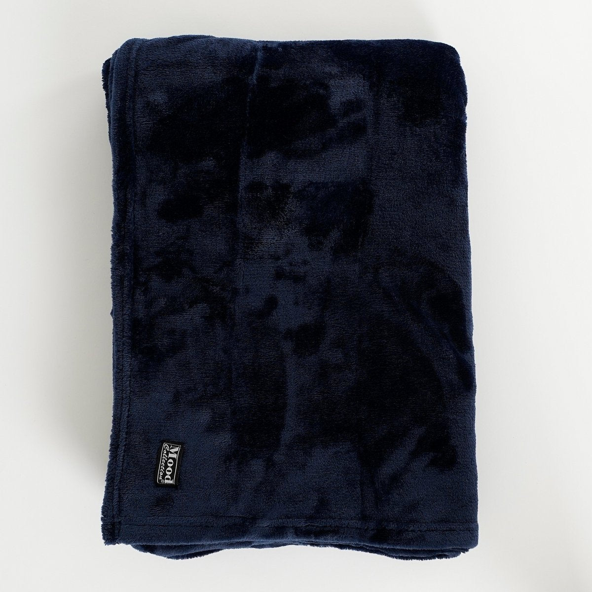 Mica Decorations Famke Plaid – Fleece Donkerblauw (130 x 180 cm)