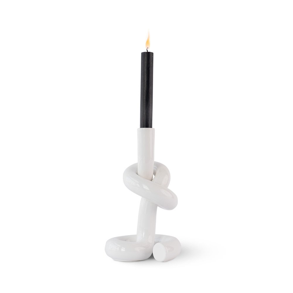 Knotted CandleHolder kandelaar, 13 × 12 × 23 cm