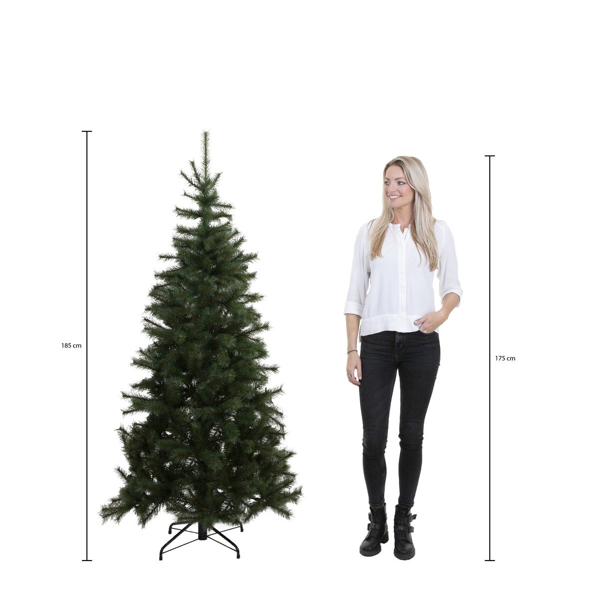 Charlton kunstkerstboom, 185 cm, Ø 115 cm