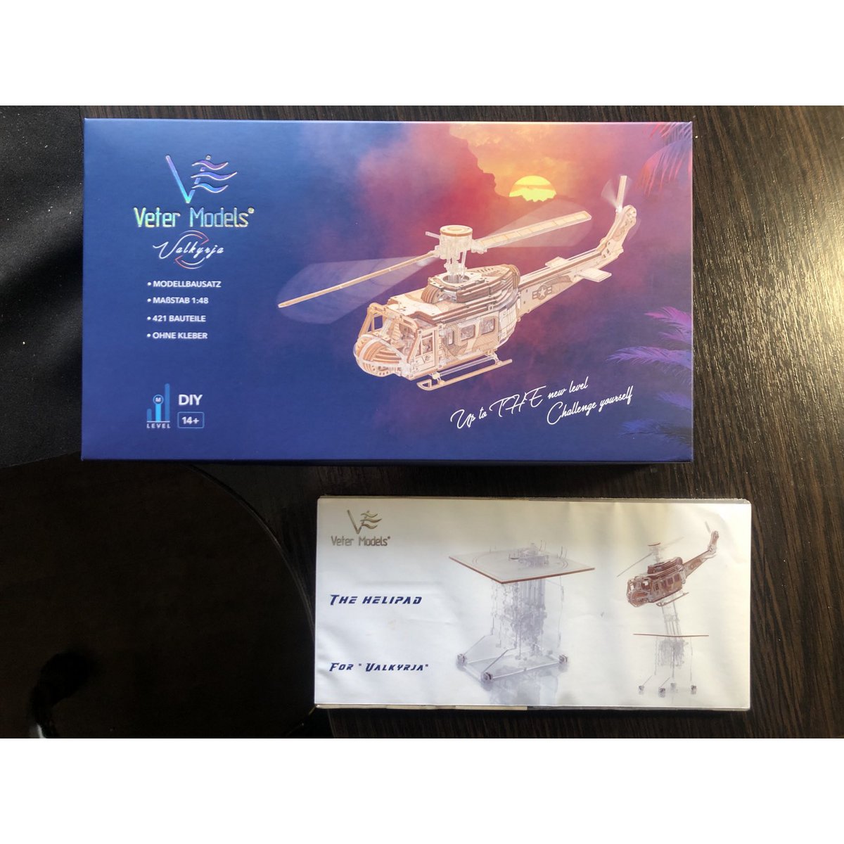 3D mechanisch modelbouw helikopter met standaard 35,8 cm – 122 onderdelen