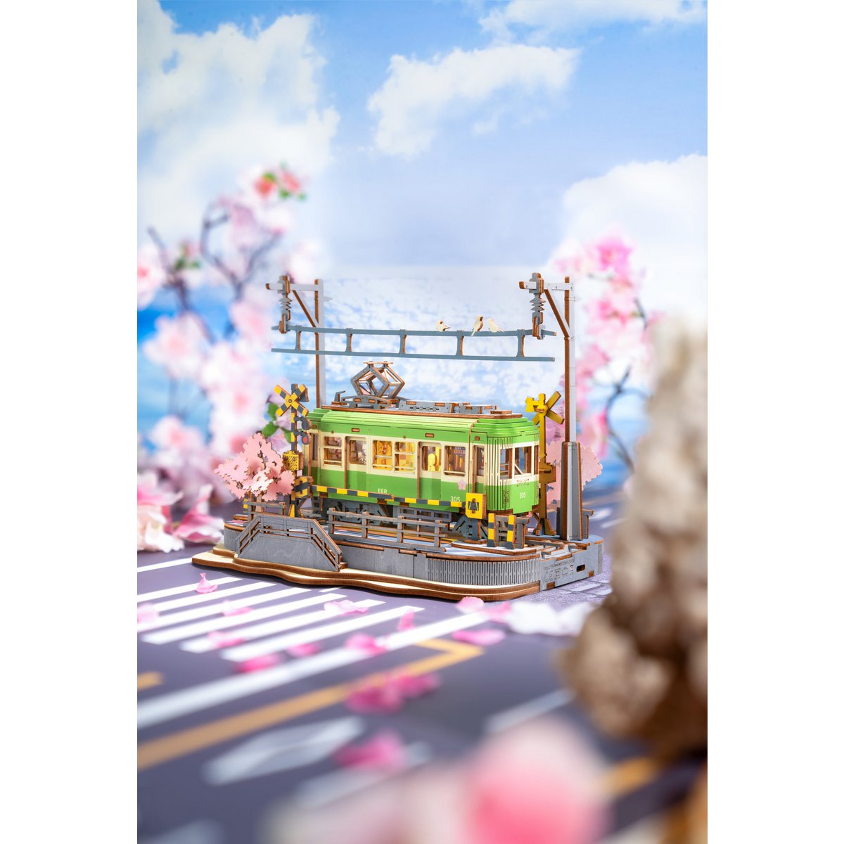 DIY 3D houten model Sakura Journey 23,2 x 14 x 16,7 cm