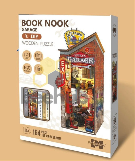 Booknook Garage, 19,5 × 10,8 × 28,5 cm