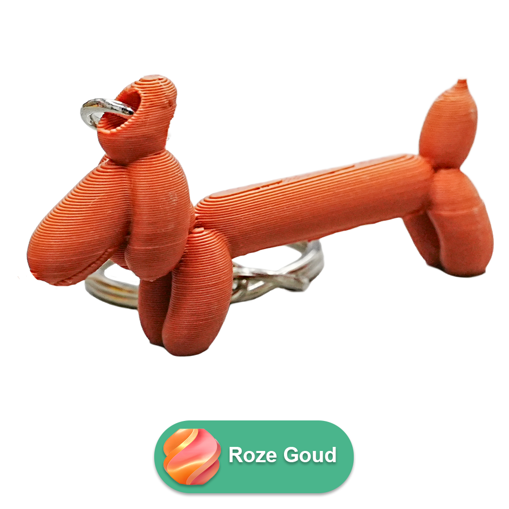 Wiener ballonhond sleutelhanger