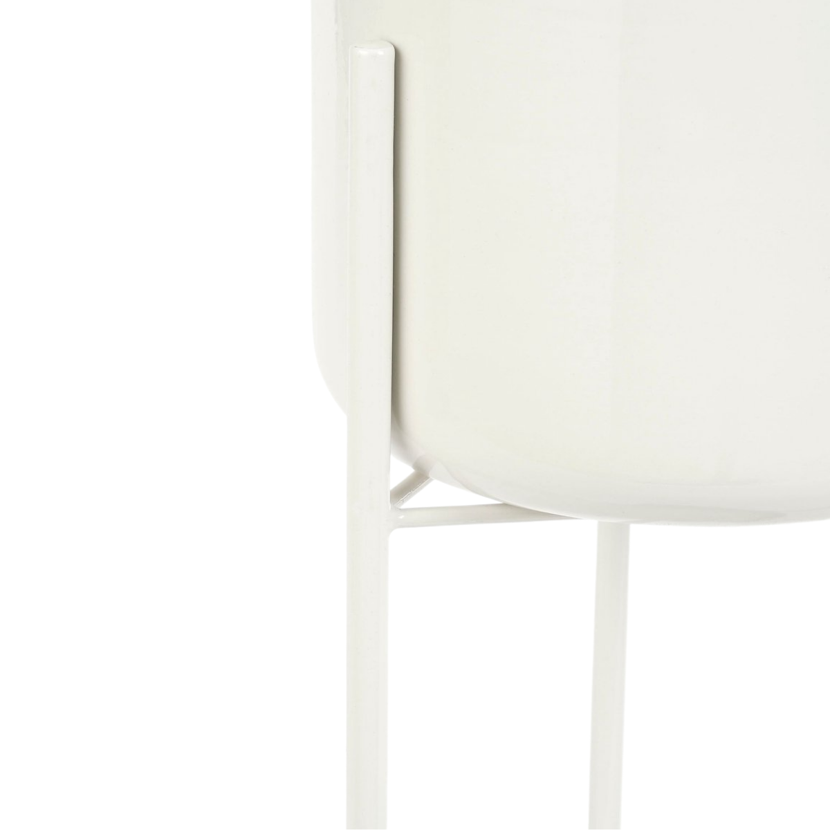 Colyn bloempot op standaard wit Ø 19 × 60 cm