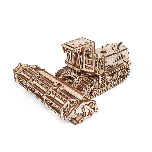 3D mechanische houten puzzel maaier CS-150C 31,5 × 26,1 × 14,5 cm – 963 stukjes