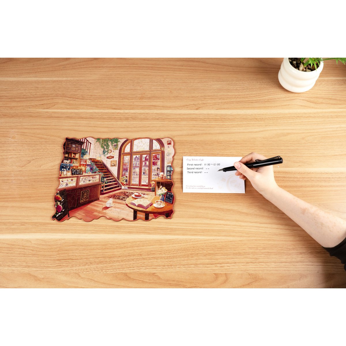 Cozy Winter Café 200 stukjes, 29,2 × 23,3 cm