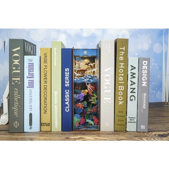 DIY book nook The Little Mermaid bookend, 24,5 cm