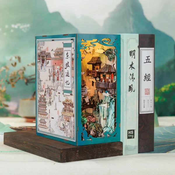 Su Dongpo's Life book nook, 18 × 11 × 23 cm