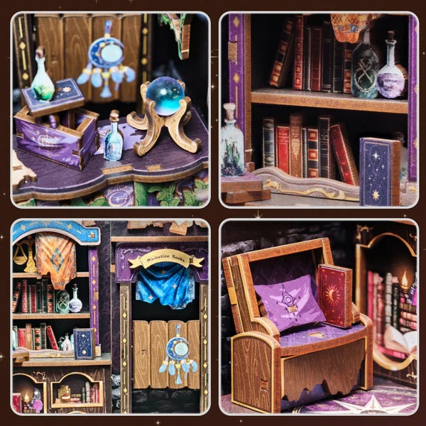 The Astrology Bookshop miniatuurhuisje, 15,5 × 16 × 18 cm