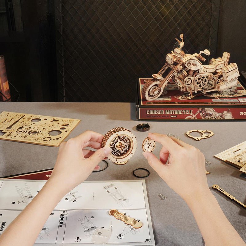 houten puzzel Cruiser Motorcycle