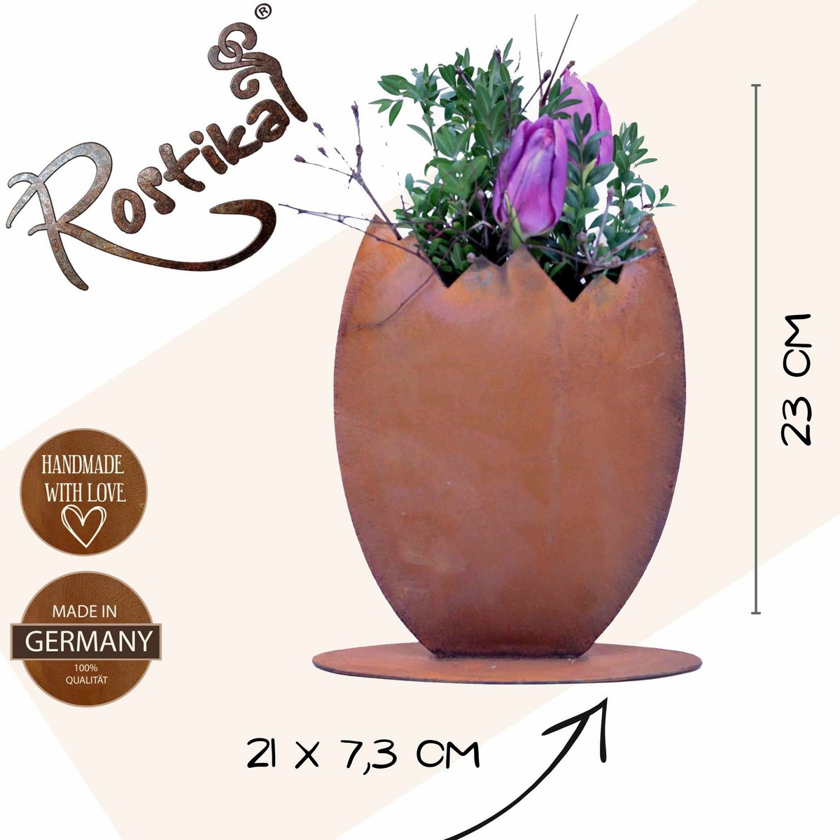 Bloempot paasei, diverse opties