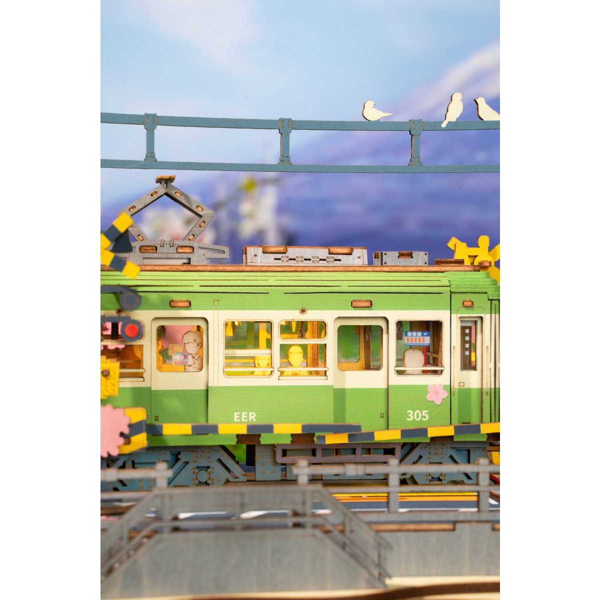 DIY 3D houten model Sakura Journey 23,2 x 14 x 16,7 cm