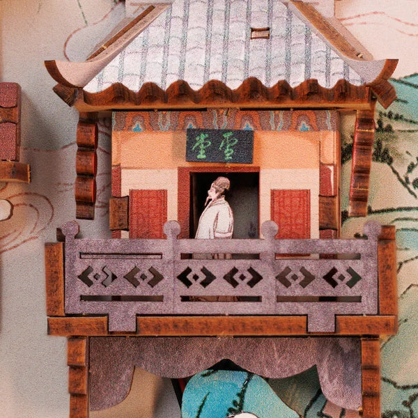 Su Dongpo's Life book nook, 18 × 11 × 23 cm