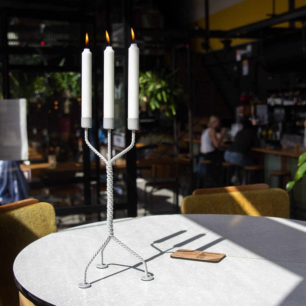 Twisted CandleHolder kandelaar, 17 × 17 × 37 cm