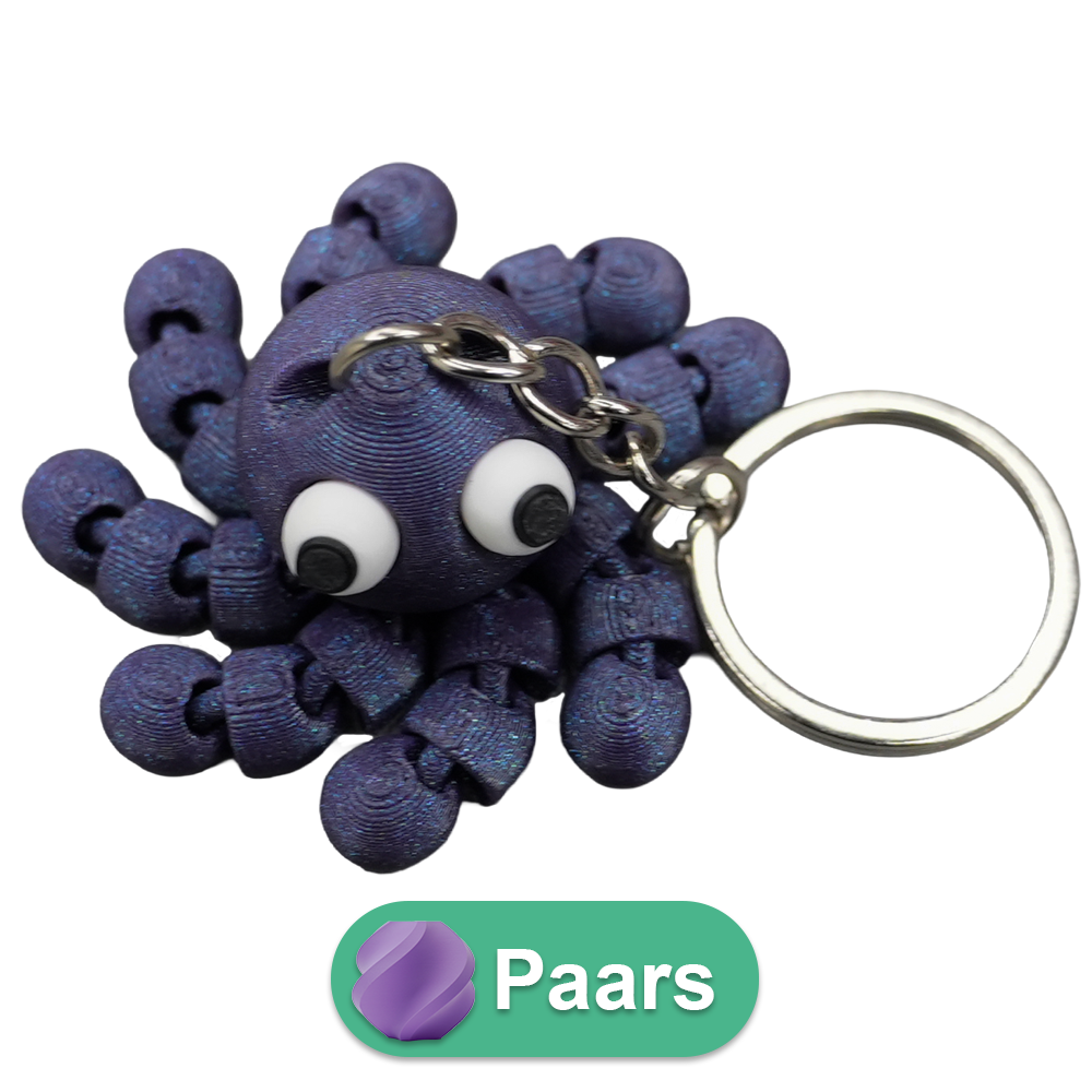 Flexi Octopus sleutelhanger