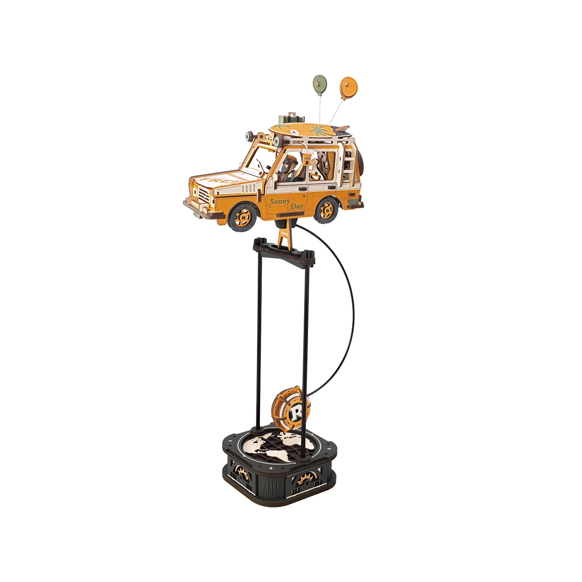 3D houten puzzel Road Tripper, DIY pendulum 37,5 cm