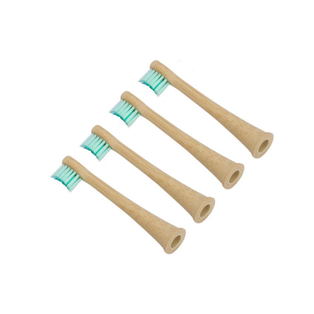Bamboe opzetborstels voor Philips Sonicare, 4 stuks, kind