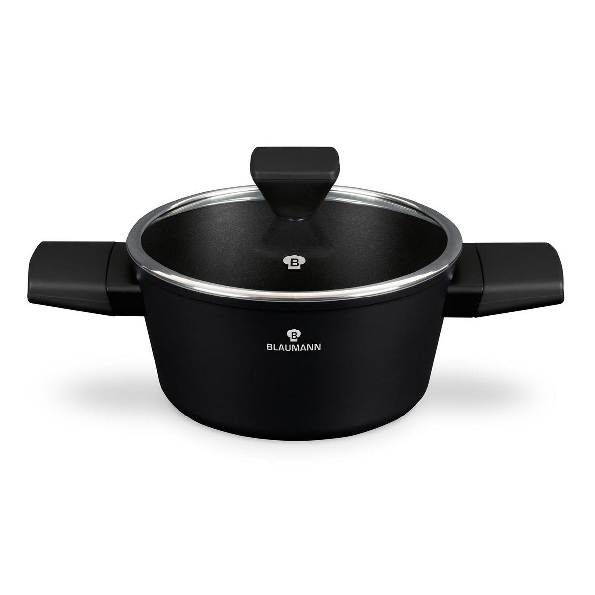 Blaumann Black Silver Collection braadpan met deksel Ø 20 cm 2,5 liter